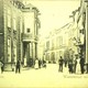 De Waterstraat met rechts de HBS, gezien vanaf de Groenmarkt, rond 1900